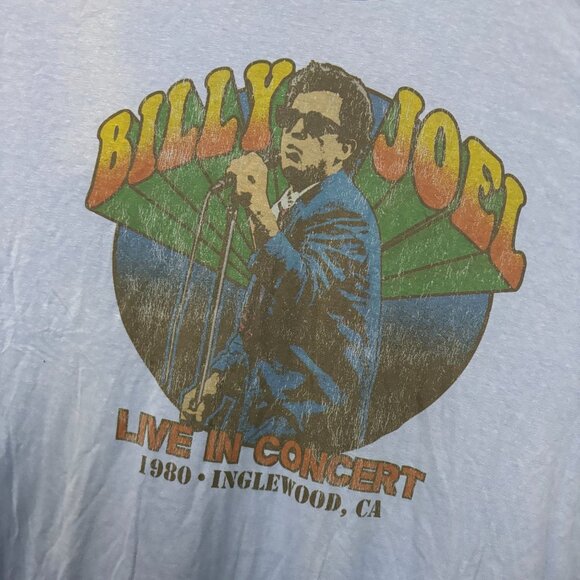 Billy Joel Live In Inglewood 1980 T-Shirt 3XL - Picture 4 of 4